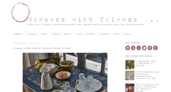 Desktop Screenshot of dinnerswithfriends.com